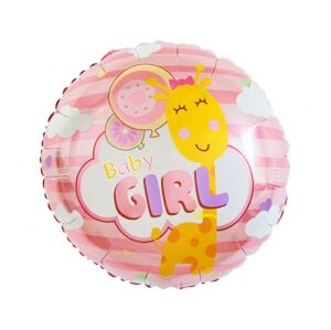 Godan Fóliový balón - Baby girl, kruh 45 cm