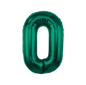 Godan Fóliový balónek - číslo 0, tmavě zelený 85 cm