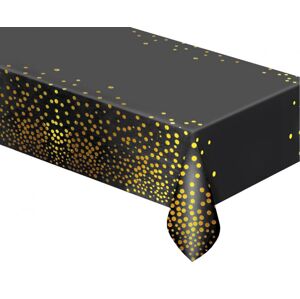 Godan Fóliový ubrus - Černý s tečkami 137 x 183 cm