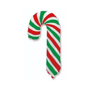 Flexmetal Fóliový balónek - vánoční cukroví, červeno-zelený