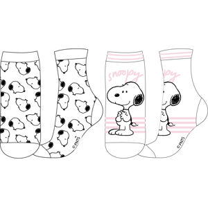EPlus Sada 2 párů dětských ponožek - Snoopy Velikost ponožek: 31-34