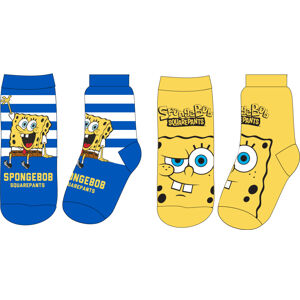 EPlus Sada 2 párů dětských ponožek - Spongebob Velikost ponožek: 23-26