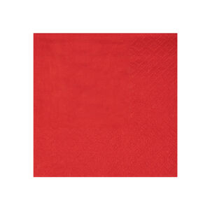 Santex Servítky - jednofarebné 21 x 20 cm Barva: Červená