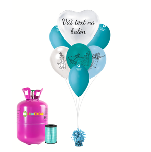 Personal Personalizovaný helium párty set - Frozen 19 ks