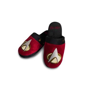 Groovy Pánské pantofle - Star Trek, červené