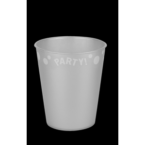 Procos Párty pohár stříbrný 250 ml 1 ks
