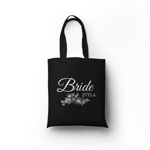 Personal Plátěná taška s potiskem - Bride Barva: Černá