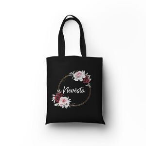 Personal Plátěná taška s potiskem - Nevěsta Barva: Černá