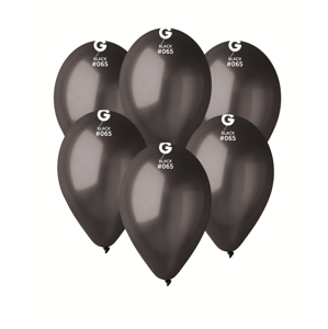 Gemar Balón metalický - Černý 26 cm 100 ks