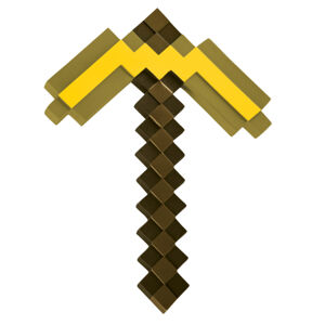 Epee Minecraft krumpáč - zlatý