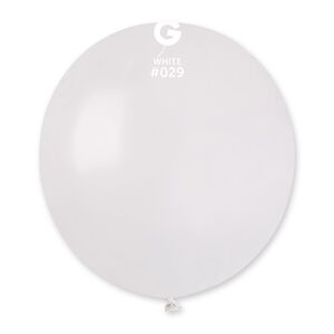 Gemar Balón metalický - bílý 48 cm 100 ks