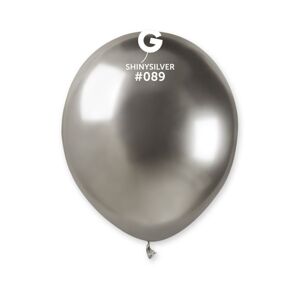 Gemar Balónek chromový - stříbrný 13 cm 100 ks
