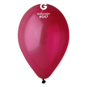 Gemar Balónik pastelový - burgundy 30 cm 100 ks