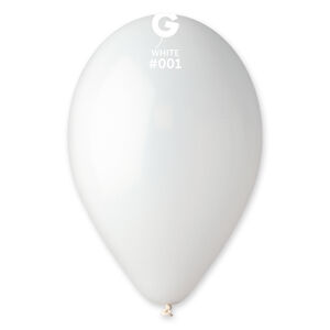 Gemar Balónik pastelový biely 30 cm 100 ks