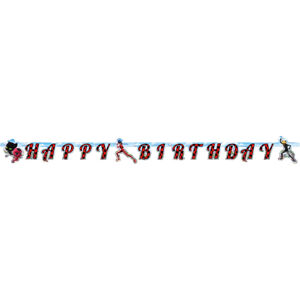 Amscan Banner - Happy Birthday Miraculous 15 x 200 cm