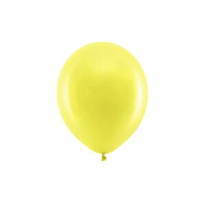 PartyDeco Balón pastelový žlutý 23 cm