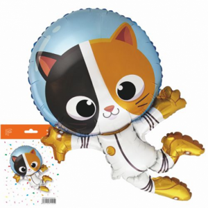 BP Fóliový balón - Kočka kosmonaut