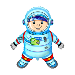 BP Fóliový balón - Modrý kosmonaut