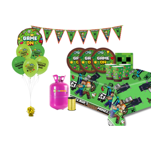 HeliumKing MINI Kompletná narodeninová sada - Minecraft