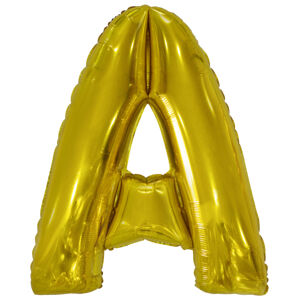 Amscan Fóliový balónek písmeno A 86 cm zlatý