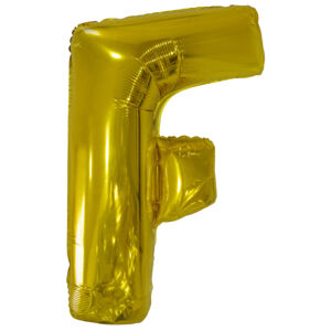 Amscan Fóliový balónek písmeno F 86 cm zlatý