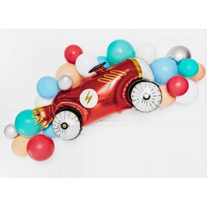 FB90 Party Deco Fóliový balón - Závodní auto - červený, 111x63 cm