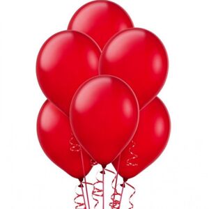 MJ12010 Godan Klasické latexové balonky 10ks Červená