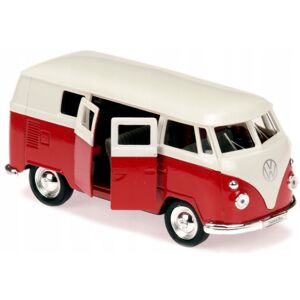 008805 Kovový model auta - Nex 1:34 - 1963 Volkswagen T1 Bus Červená