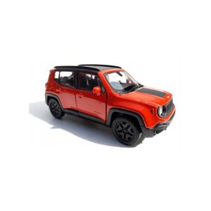 008805 Kovový model auta - Nex 1:34 - 2016 Jeep Renegade Trailhawk Stříbrná