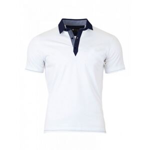VERSABE Pánské Polo tričko bílé VS-PO 1901 S