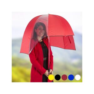 S1411150 DR Půlkulaty deštník 92cm Červená