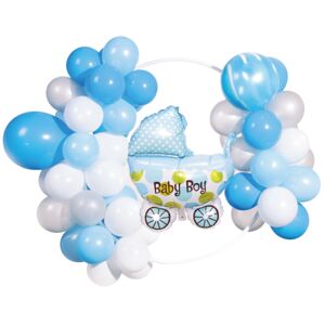 400834 Godan Set fóliových balonů s kruhem - Baby Boy - 54 ks