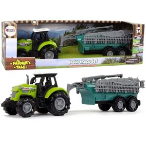 115385 Daffi Traktor s postřikovačem - Zelený, 23cm